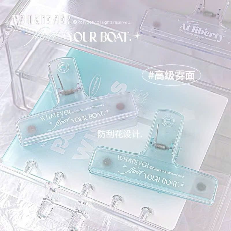 U-Trends Kẹp Giấy Nhựa  ROSY POSY Xanh RPY23 60020906