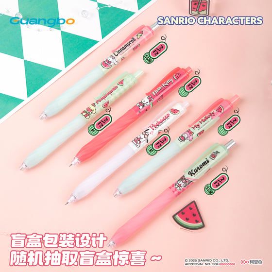 Sanrio - Bút Gel Xanh GUBKT82305-HW Hình Ngẫu Nhiên Sr Ngòi 0,5Mm