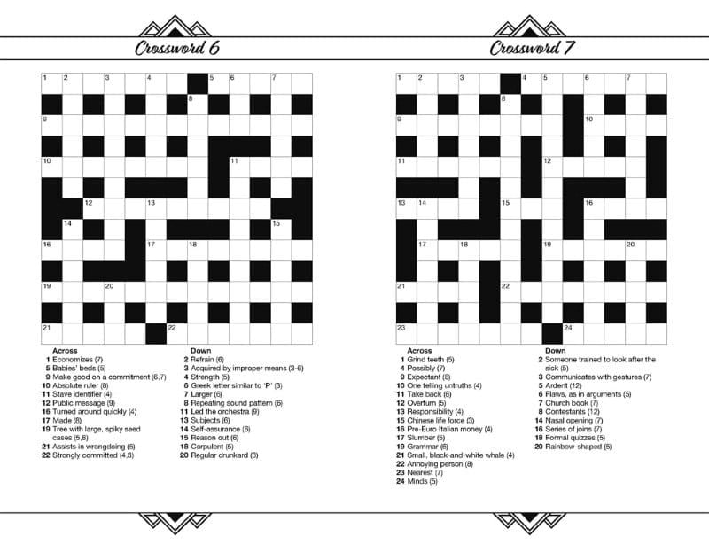 Perfect Pocket Puzzles: Crosswords _ Mom 0626