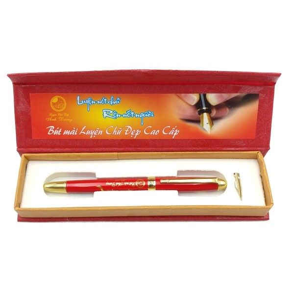 Bút Mài Ánh Dương 068 + Có Hộp Màu Đỏ