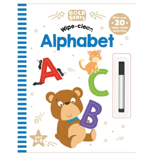 Gold Stars Vol. 2 - Alphabet Wipe-Clean Book