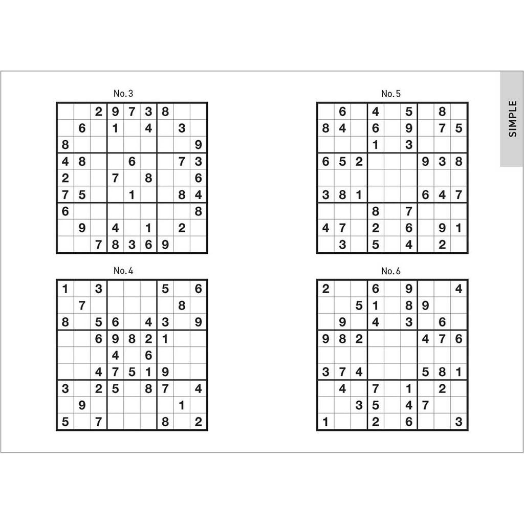 500 Puzzles Book - Sudoku - Blue & Red Geometric