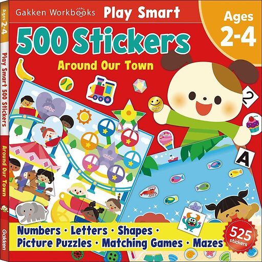 500 Stickers Activity Book Around Our Town_Simon 0724