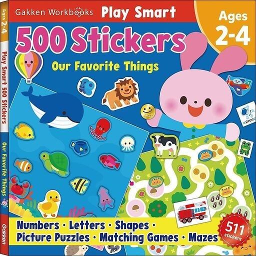500 Stickers Activity Book Our Favorite Things_Simon 0724