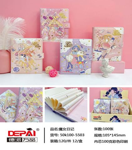 Sổ Bìa Da Pu A6 200Tr 50K100-5503/04/05/07 Dp