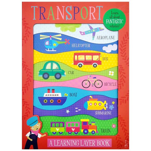 Learning Layer Board Book - Transport