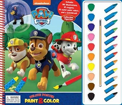 Paw Patrol Deluxe Poster Paint & Color