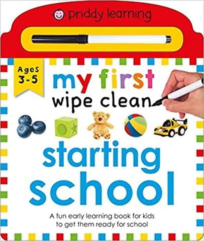 Priddy Learning: My First Wipe Clean Starting School