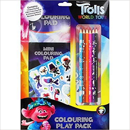 Trolls Colouring Play Pack Paperback