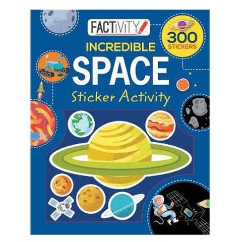 Factivity Balloon Sticker Activity Book - Space