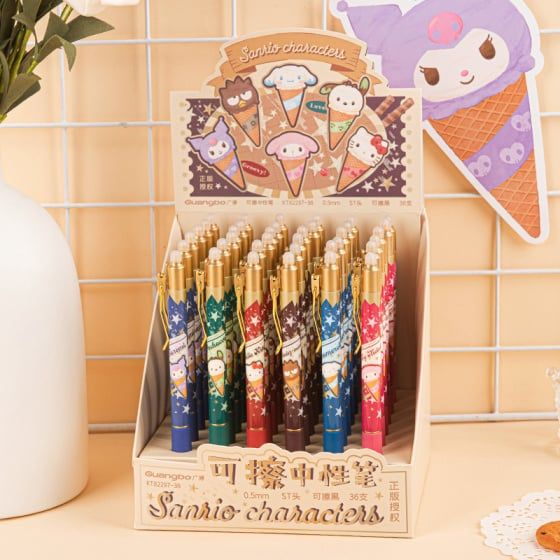 Bút Gel Xanh GUBKT82297 Tẩy Được SR Ngòi 0,5Mm