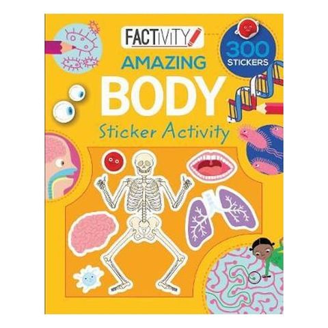 Factivity Balloon Sticker Activity Book - Amazing Body