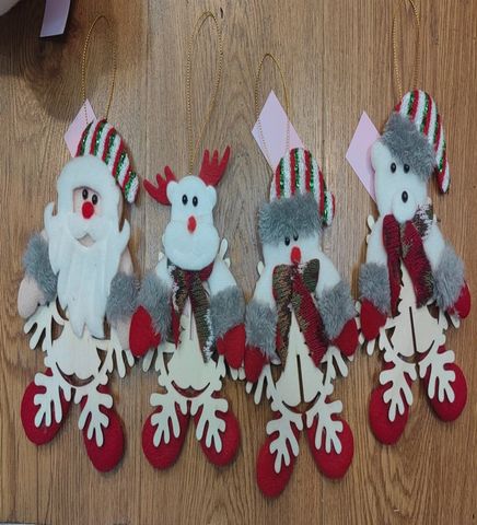 Treo Trang Trí Ông Già/Tuyết/Lộc Jm134-55Abcd H/12