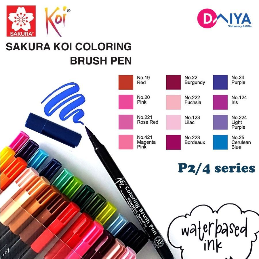 Bút Cọ Màu Sakura Koi Coloring Brush - Màu Light Purple