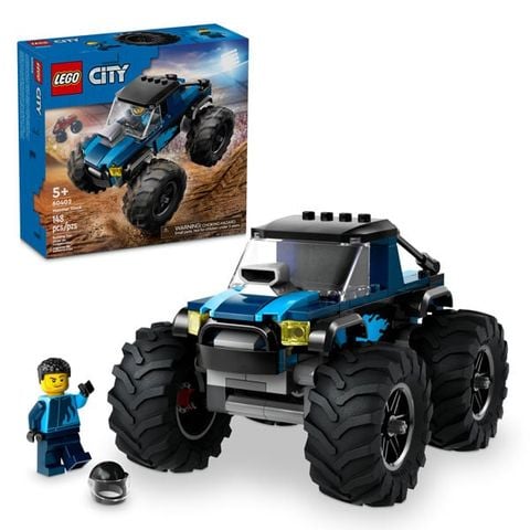 Đồ Chơi Lắp Ráp Chiến Xe Monster Xanh Dương - Blue Monster Truck - Lego City 60402