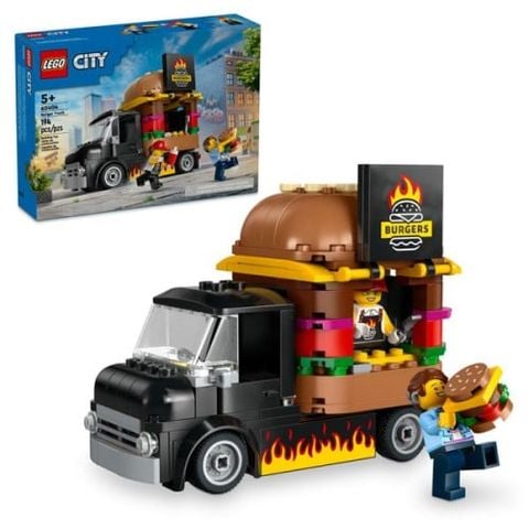 Lego City Lắp Ráp Xe Tải Burger Lưu Động 60404 (Vta)