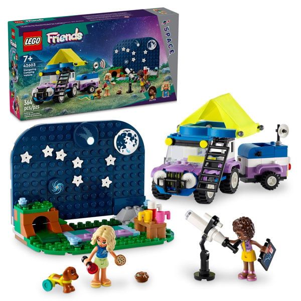 Đồ Chơi Lắp Ráp Xe Cắm Trại Ngắm Trời Sao - Stargazing Camping Vehicle - Lego Friends 42603