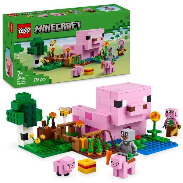 LEGO MINECRAFT NGÔI NHÀ CỦA NHỮNG CHÚ HEO 21268 (VTA)
