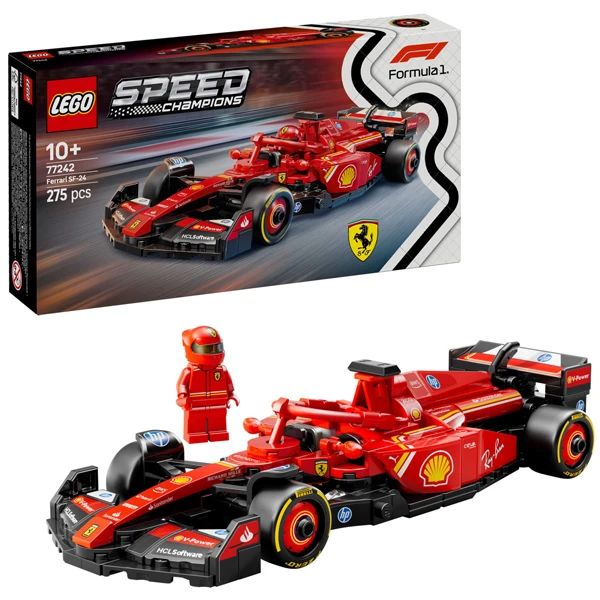 LEGO CHAMPIONS SPEED XE ĐUA FERRARI SF-24 F1 77242 (VTA)