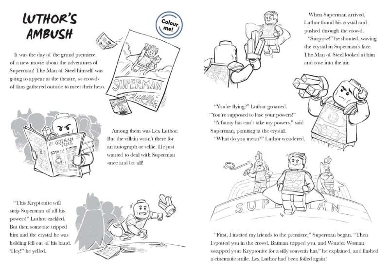 DC Super Heroes: Superman To The Rescue Activity Book _ Mom 0626