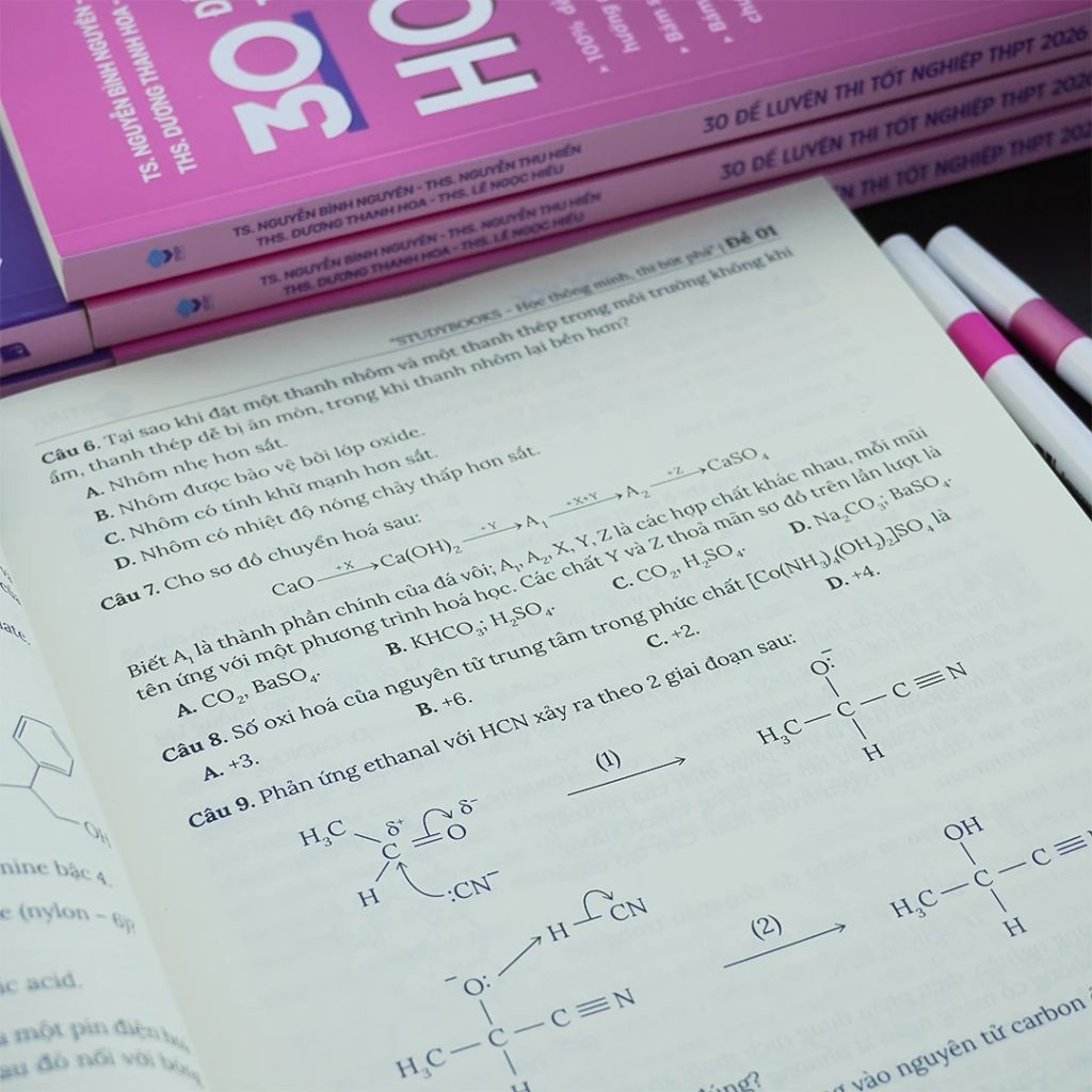 30 đề luyện thi tốt nghiệp THPT 2026 hóa học