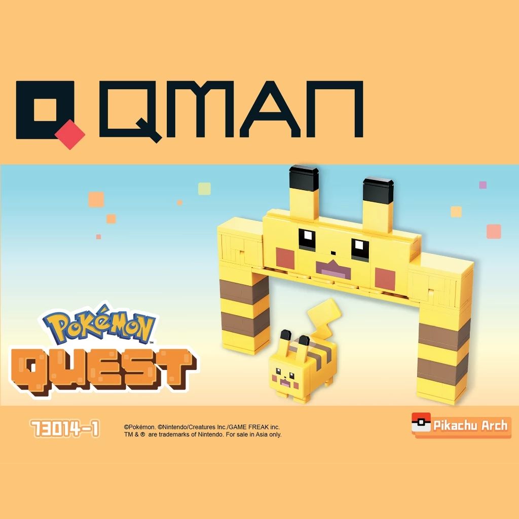 Keeppley Pokemon Lắp Ráp Quest Play Series Pikachu Arch 73014-1
