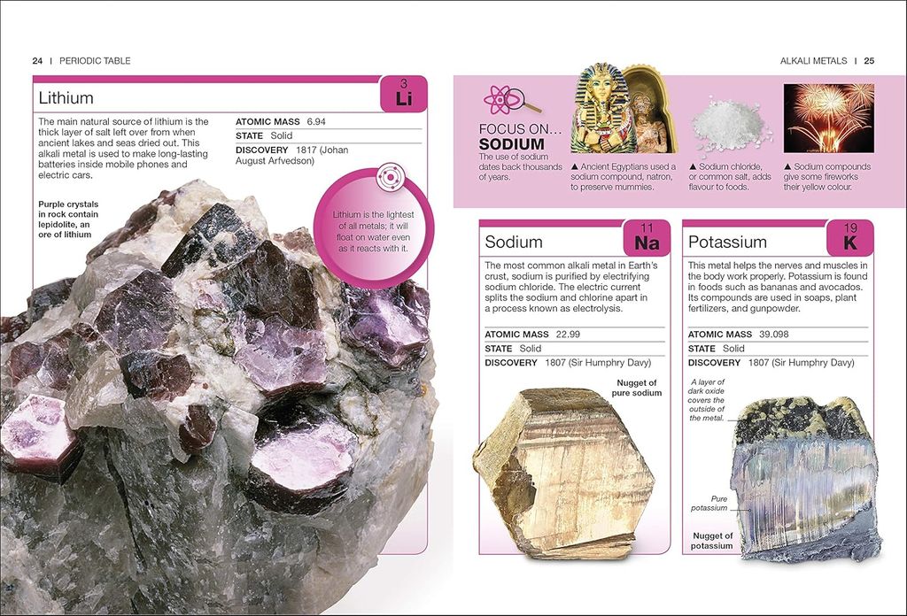 POCKET EYEWITNESS PERIODIC TABLE_DK 1125