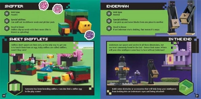 Lego Minecraft: Alex vs. Creeper _ Mom 0626