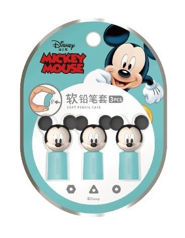Bộ 3 Nắp Viết Chì Mickey
