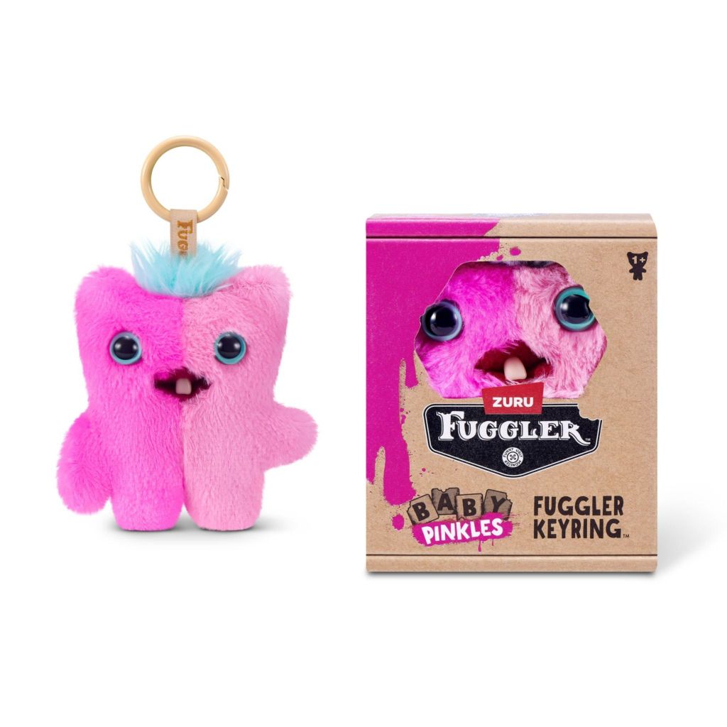 Đồ Chơi Sưu Tầm ZURU TOYS Fuggler Baby Pinkles Keyrings 3.5