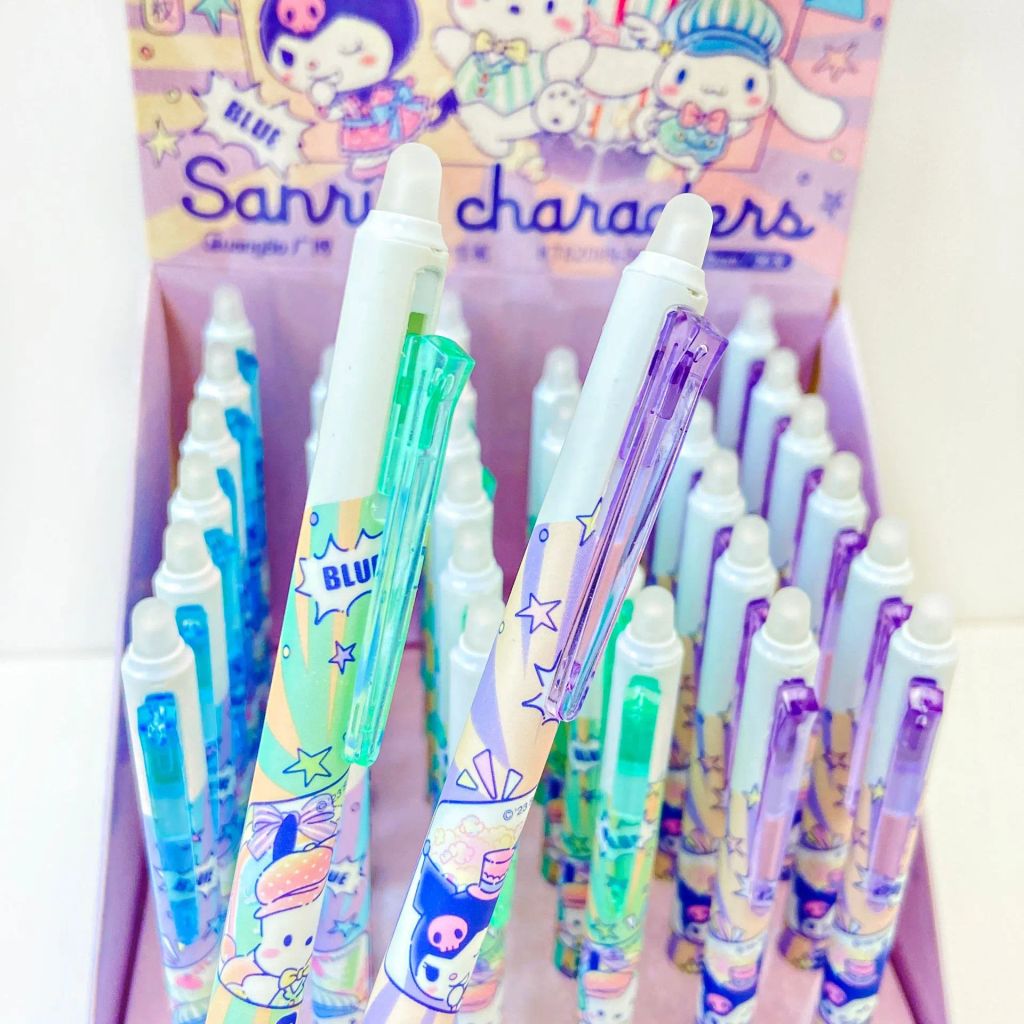 Sanrio -Guangbo - Viết Gel Xóa Được GUBKT82099-36 Mực Xanh 0.5MM - GIAO HÌNH NGẪU NHIÊN