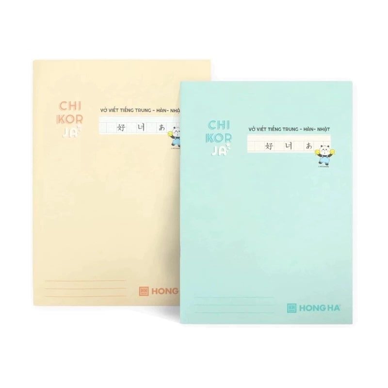 Vở Study Chi - Kor - Ja B5 80 Trang 70GSM Ô Vuông - 1466 (Giao Mẫu Ngẫu Nhiên)