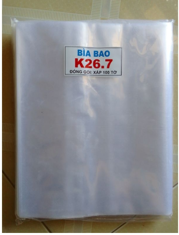 Bao Sách Nylon Dày K26.7 (26.7 X 42.9)(50 Tờ/Xấp)(3970-GL)