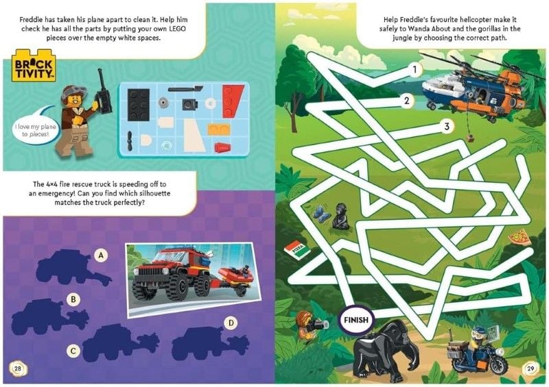 Lego: Time For Take-Off! Activity Book _ Mom 0626