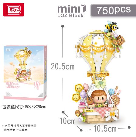 Đồ Chơi Lắp Ráp Khinh Khí Cầu 750Pcs