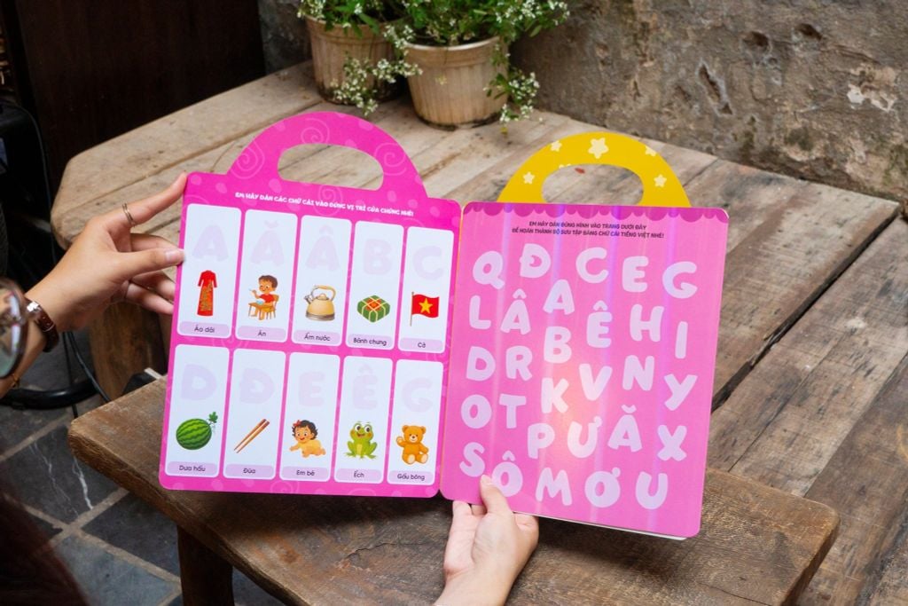 Bóc Dán Sử Dụng Nhiều Lần - Bảng Chữ Cái Tiếng Việt