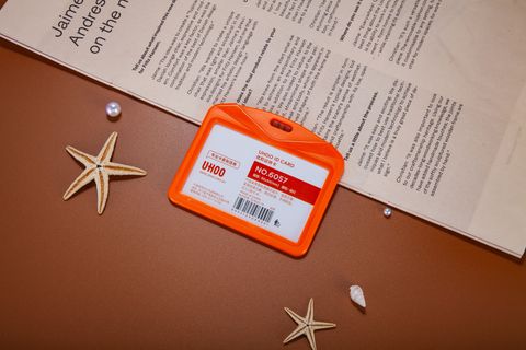 Bảng Tên Nhựa Uhoo Ngang Cam 6057