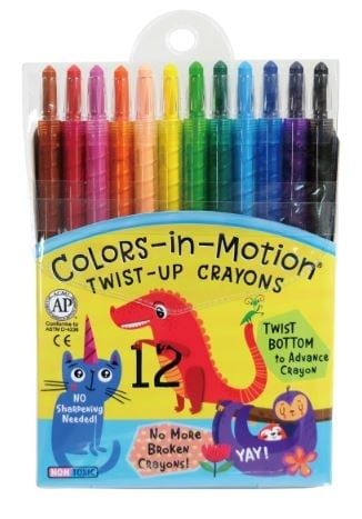 Bộ Viết Sáp Màu Globe 12 Cây 012A