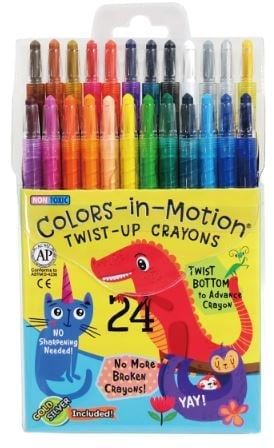 Bộ Viết Sáp Màu Globe 24 Cây 024A