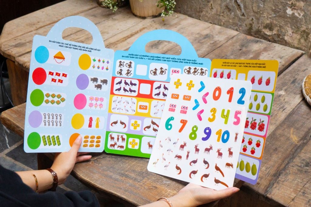 Bóc Dán Sử Dụng Nhiều Lần - Bé Học Toán