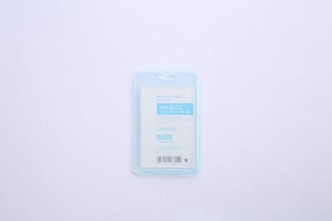 Bảng Tên Nhựa Kèm Dây Uhoo Dọc Xanh 6072