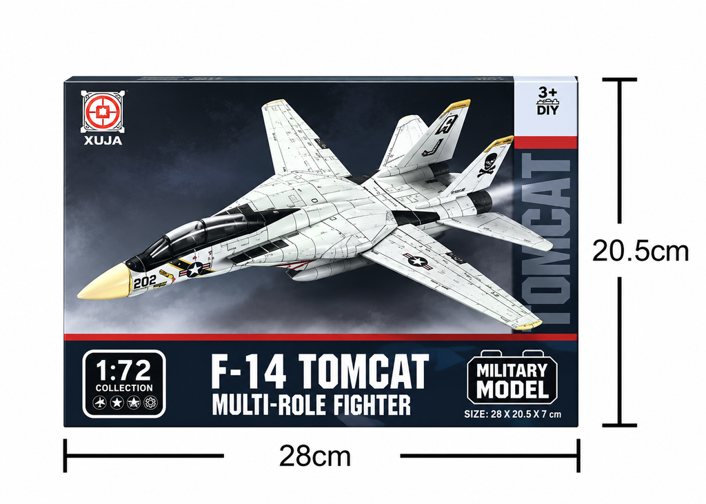 Xuja-24-46-Mô Hình Máy Bay Chiến Đấu Đa Năng Tomcat Tỷ Lệ 1:72