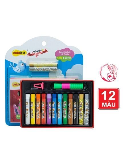 Bút Sáp Dầu Colokit OP-C017 12 Màu