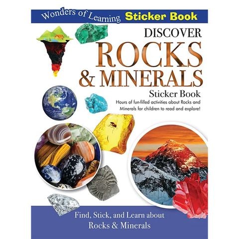 Sticker Book - Wol Rocks & Minerals