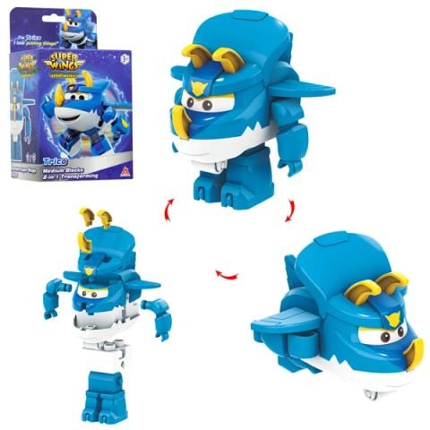 SUPERWINGS ĐỒ CHƠI LẮP RÁP ROBOT BIẾN HÌNH KHỦNG LONG TRICO SỨC MẠNH EU380520-3(VTA)