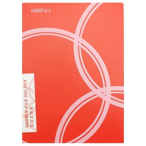 BÌA LÁ NHỰA MÀU A4 USIGN US-3735P-3 MÀU (1 CÁI) (0013-ĐĐ)