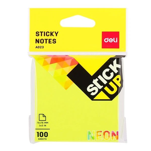 GIẤY NHẮN 3*3 (4 TỆP *4 MÀU) A02302 (12C/H) (0639-DELI)