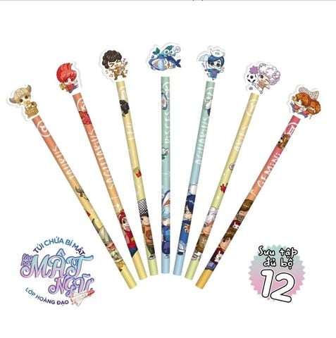 Bộ 2 Viết Chì Đầu Gôm LHD - LHMN Màu Cam A-VP10402