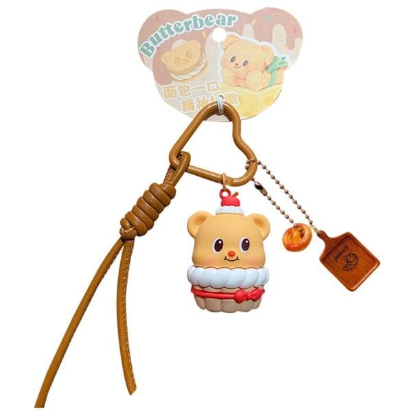 BUTTER BEAR MÓC KHÓA BÁNH CUPCAKE YZ0787-02 (VTA)