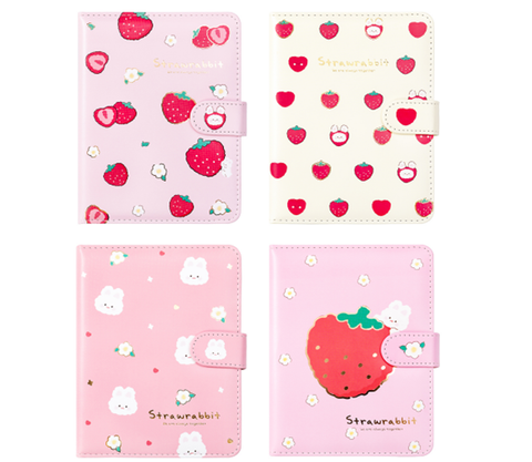 Sổ Bìa Da 177*140mm Dâu & Thỏ YZ1830